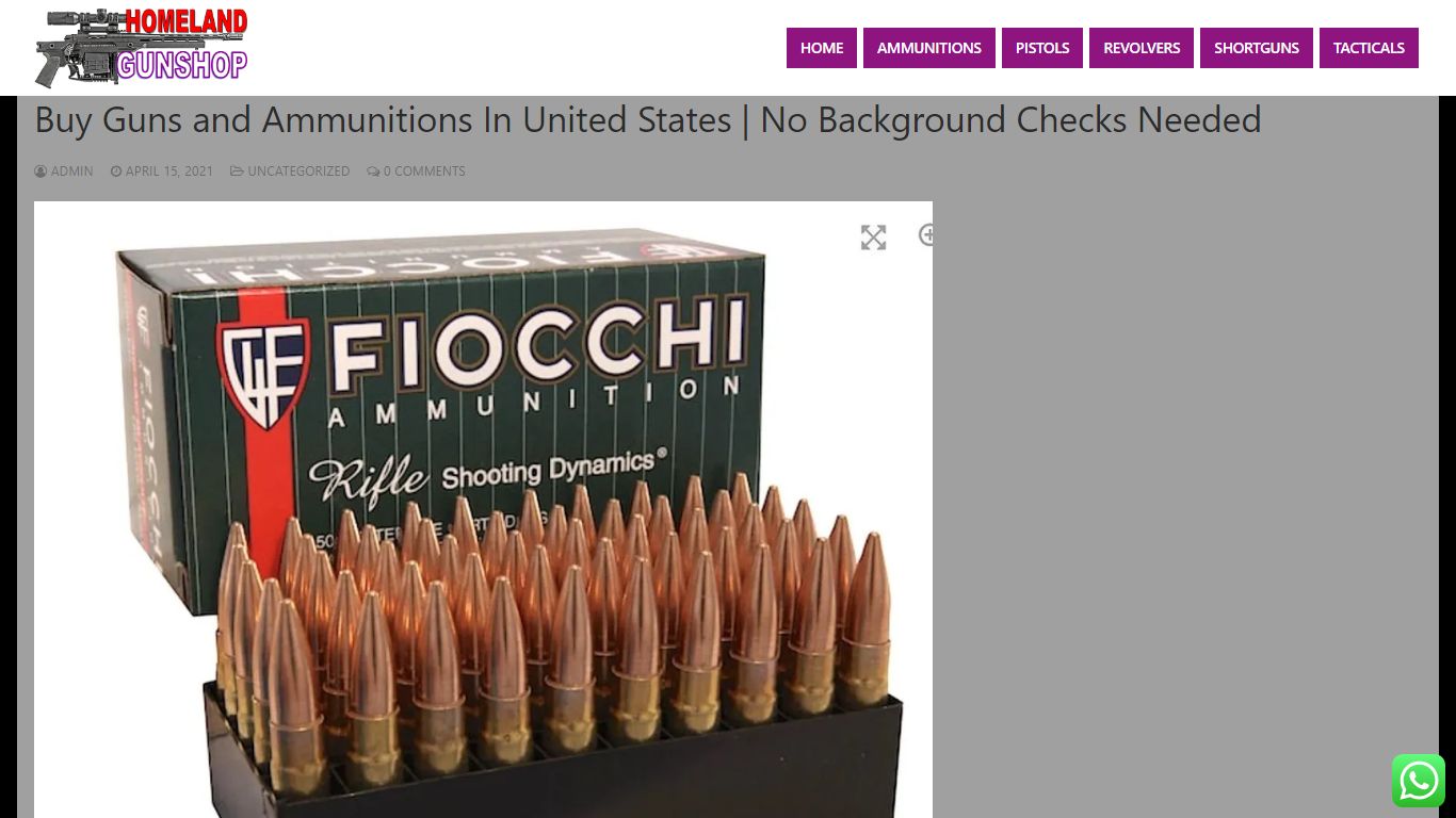 Buy Guns and Ammunitions In United States - Homeland Gunshop